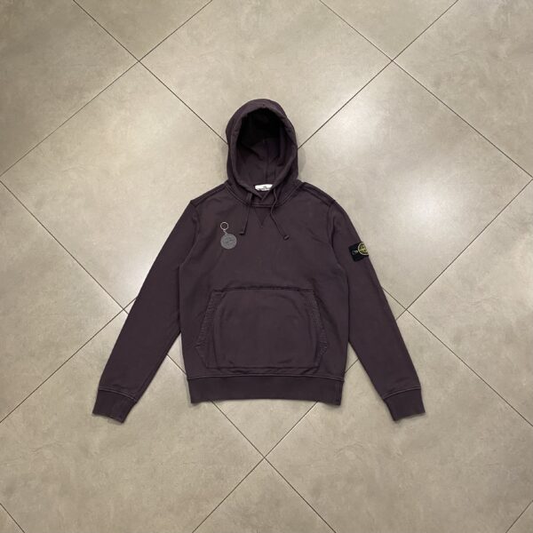 HOODIE BASIC BURGUNDY - L