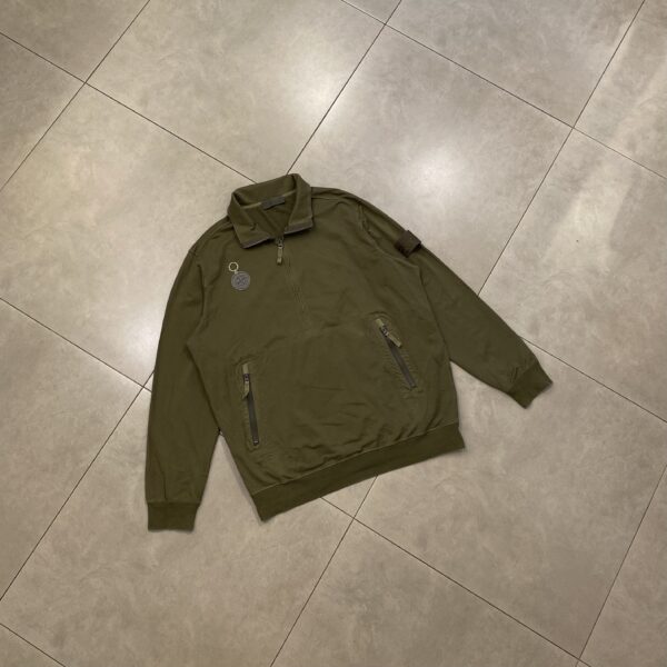 HALFZIP GHOST GREEN - XXL