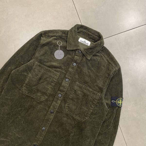 OVERSHIRT CORDU OLIVE - S