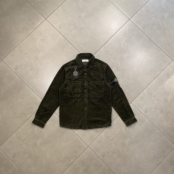 OVERSHIRT CORDU OLIVE - S