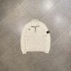 HALFZIP KNIT CREME - M