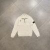 HALFZIP KNIT CREME - M