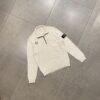 HALFZIP KNIT CREME - M