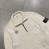 HALFZIP KNIT CREME - M