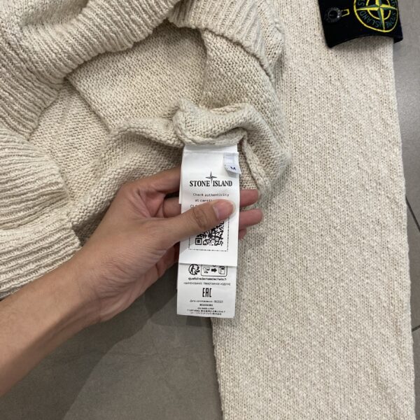 HALFZIP KNIT CREME - M